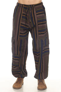 Mens Patchwork Strip Jogger