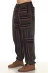 Mens Patchwork Strip Jogger