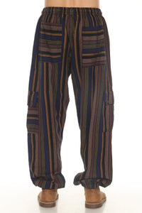 Mens Patchwork Strip Jogger