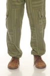 Mens Patchwork Strip Jogger