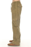Stonewash Patch Cargo Pants