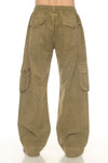 Stonewash Patch Cargo Pants