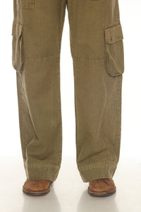 Stonewash Patch Cargo Pants