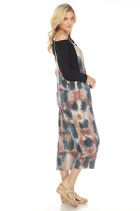 Tie-Dye Oversized Overall