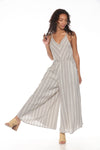 Stripe Palazzo Jumpsuit