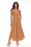 Stripe Palazzo Jumpsuit