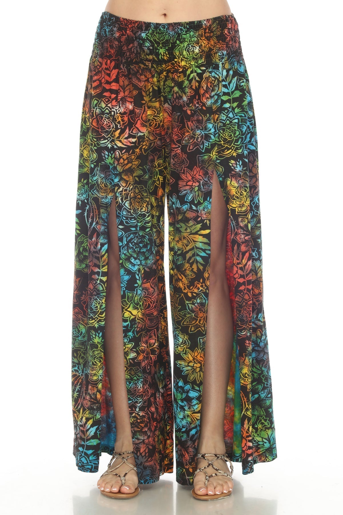 Cactus Garden Slit Pants