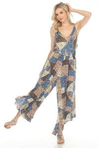 Mushroom Quilt Print Overall