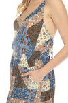 Mushroom Quilt Print Overall