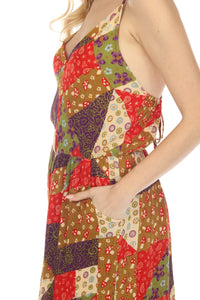 Mushroom Quilt Print Overall