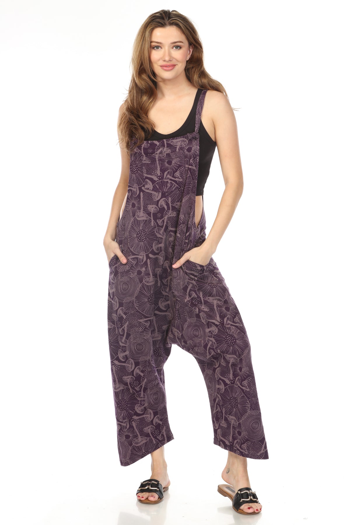 Mushroom Jersey Overalls