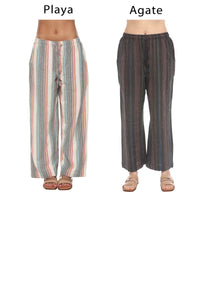Striped Womens Wide Leg pants