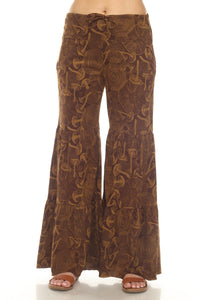 Mushroom Tiered Jersey Pants