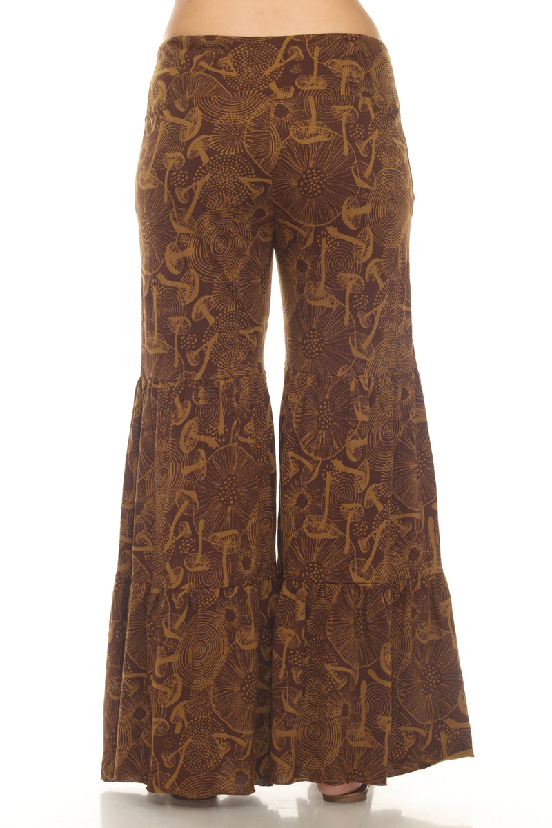 Mushroom Tiered Jersey Pants