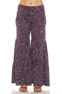 Mushroom Tiered Jersey Pants