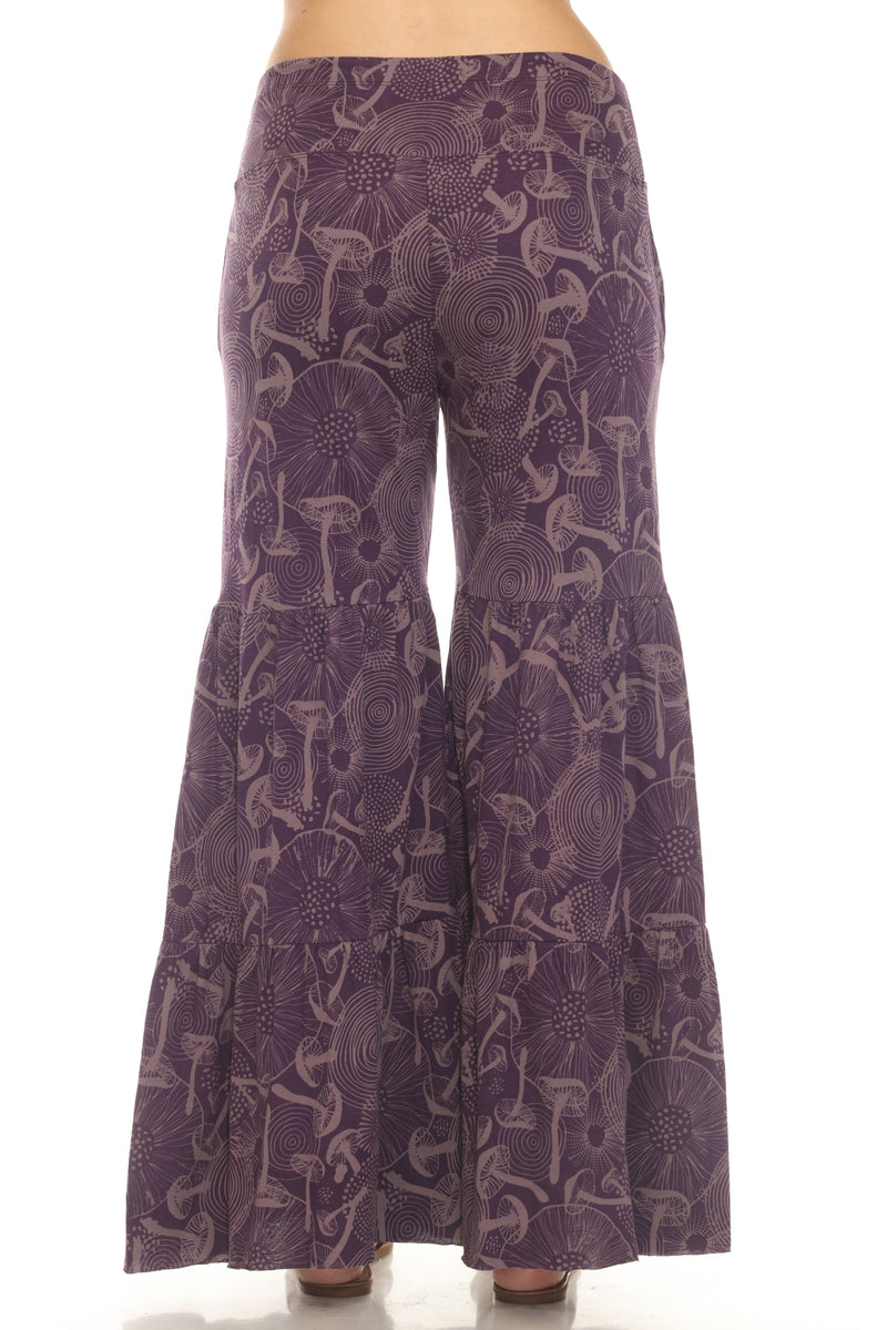 Mushroom Tiered Jersey Pants