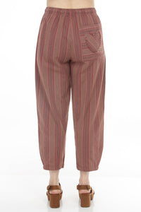 Heart Patchwork Barrel Pants