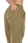 Women's Stonewash Joggers Pants