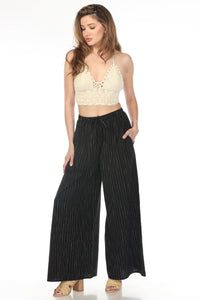 Homespun Stripe Super Wide leg Pants