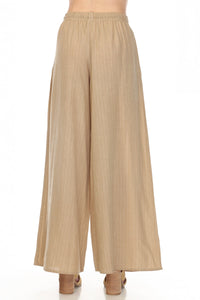 Homespun Stripe Super Wide leg Pants