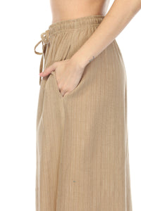 Homespun Stripe Super Wide leg Pants