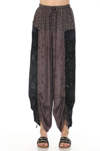 Celestial Patchwork Drawstring Pants