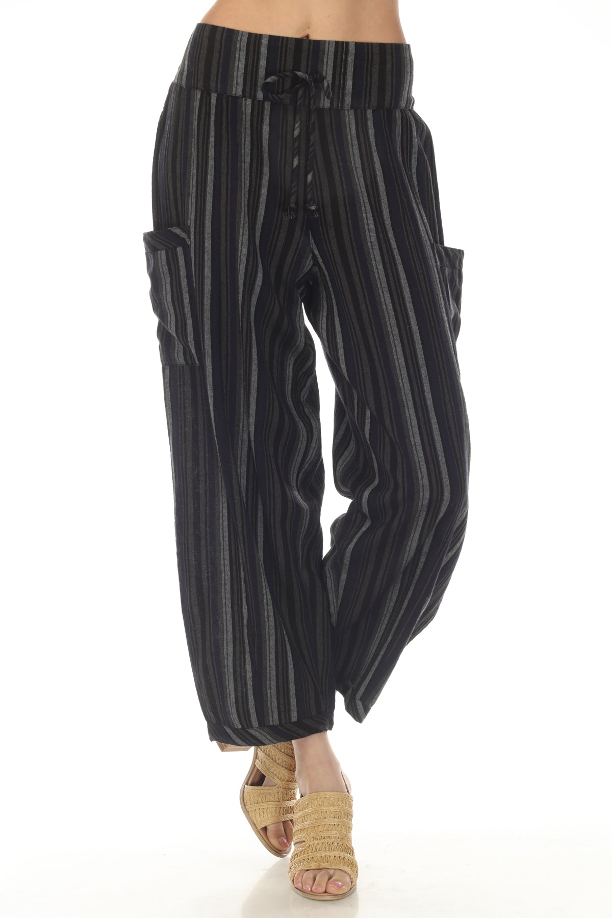 Festival Stripe Harem Pants
