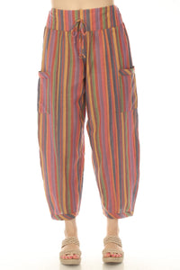 Festival Stripe Harem Pants