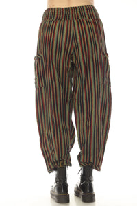 Rasta Stripe Harem Pants
