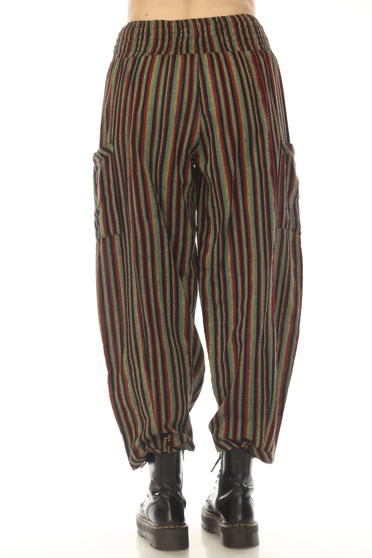 Rasta Stripe Harem Pants