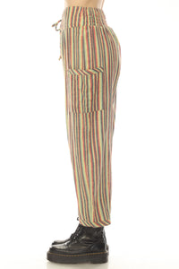 Rasta Stripe Harem Pants