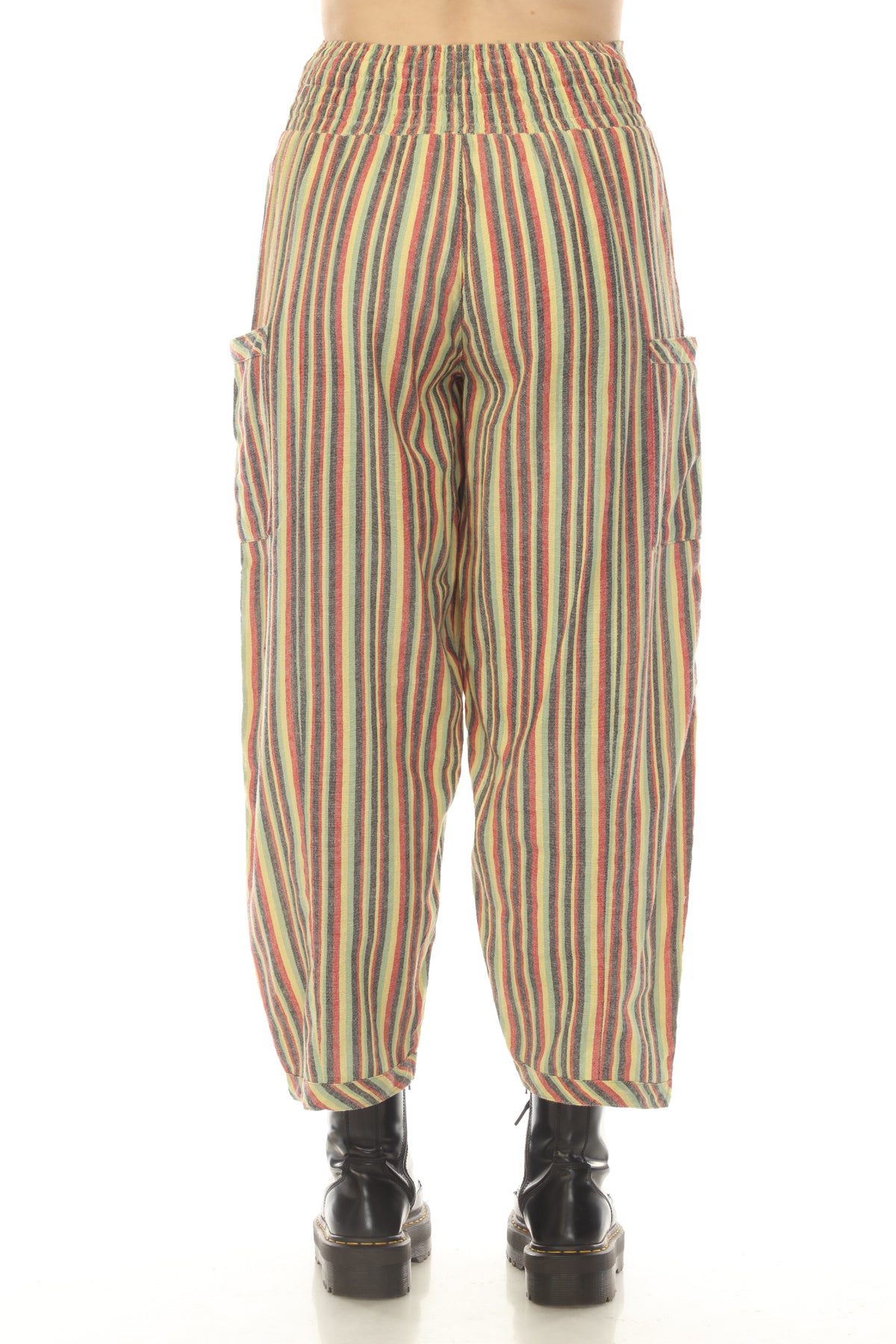 Rasta Stripe Harem Pants