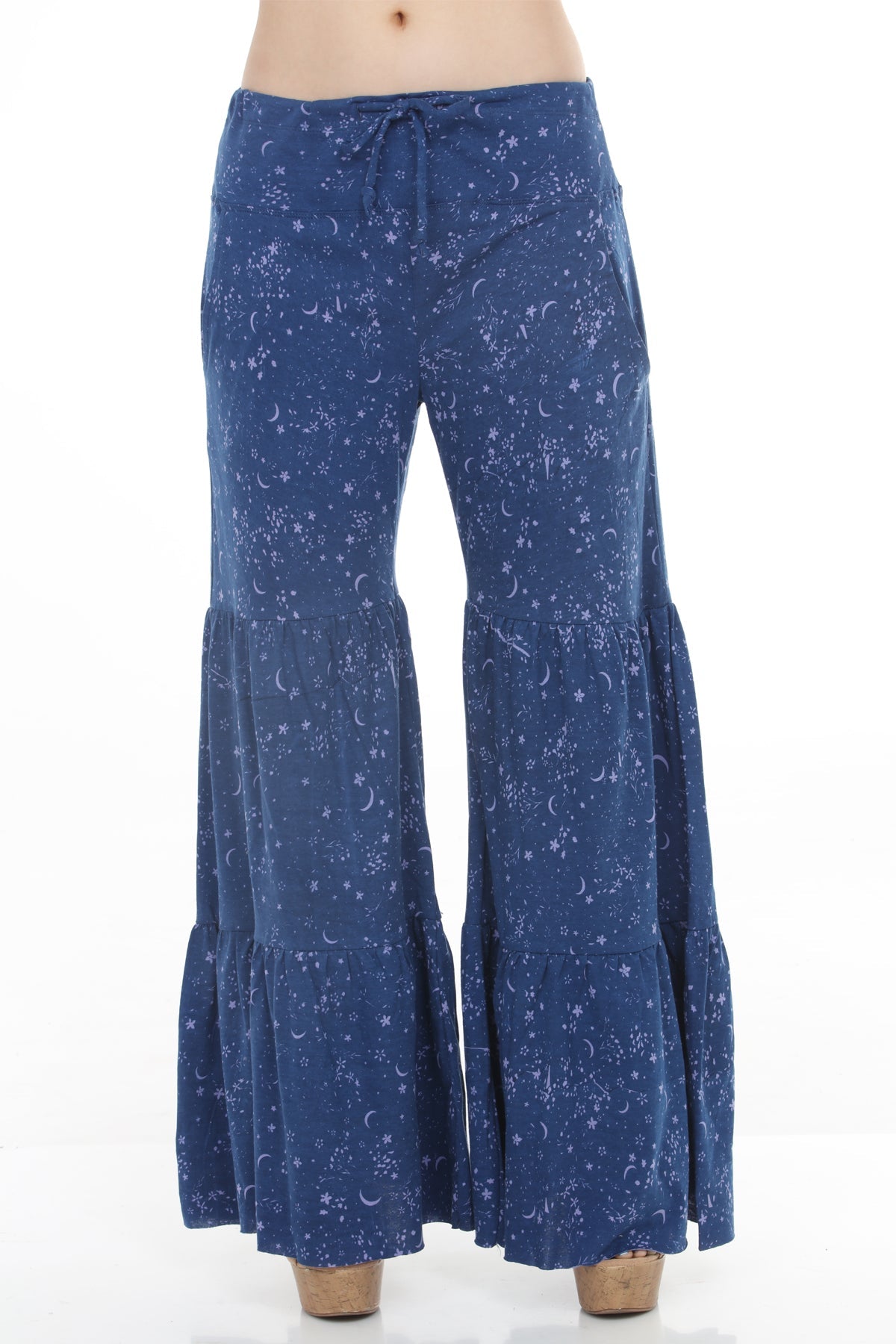 Celestial Tiired Jersey Pants