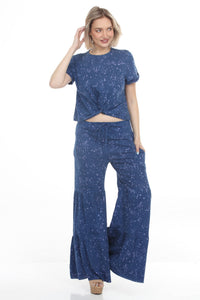 Celestial Tiired Jersey Pants