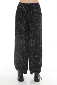 Celestial Flower Drawstring Pants