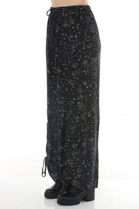 Celestial Flower Drawstring Pants