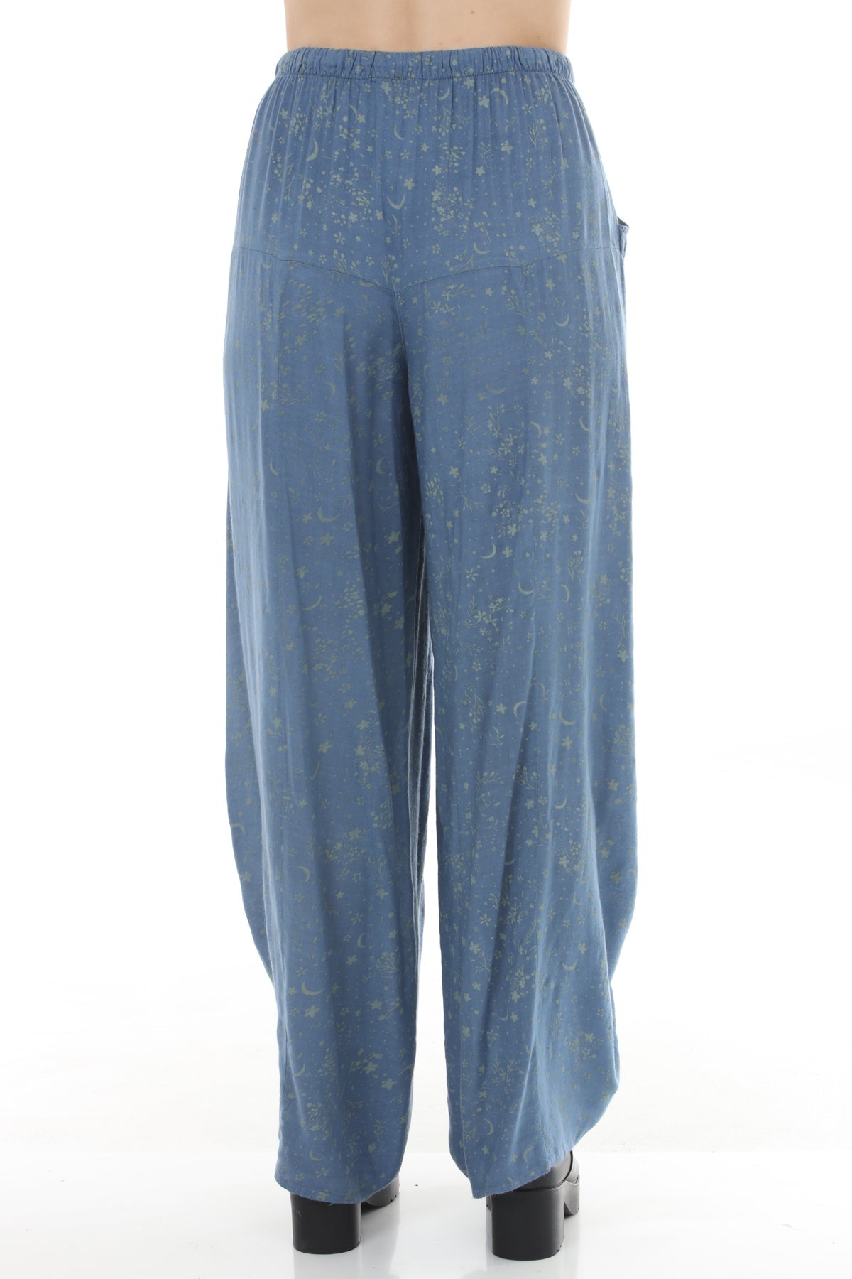 Celestial Flower Drawstring Pants