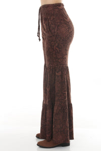 Romantic Celestial Ruffle Pants