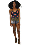 Cotton Crochet Square Top