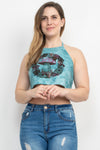 Woodland Mushroom Halter Top