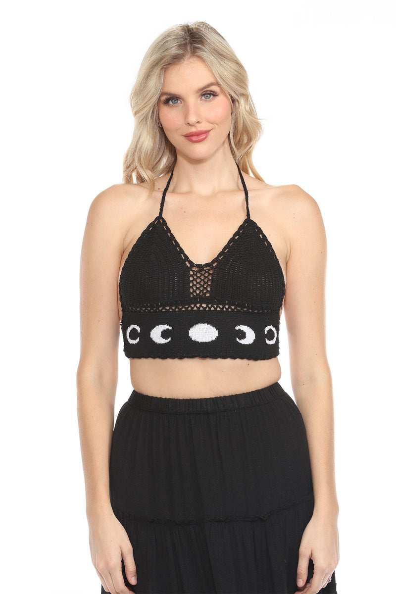 MoonCycle Crochet Top