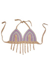 Santa Cruz Fringe Beaded Crochet Top