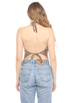 Fringe Paisley Halter Top