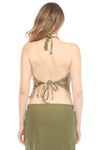 Fringe Paisley Halter Top