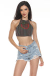 Strawberry Halter Top