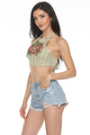 Strawberry Halter Top