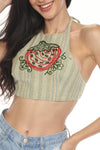 Strawberry Halter Top