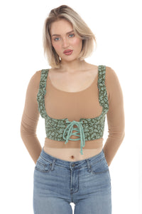 Fairy Leaves Corset Vest