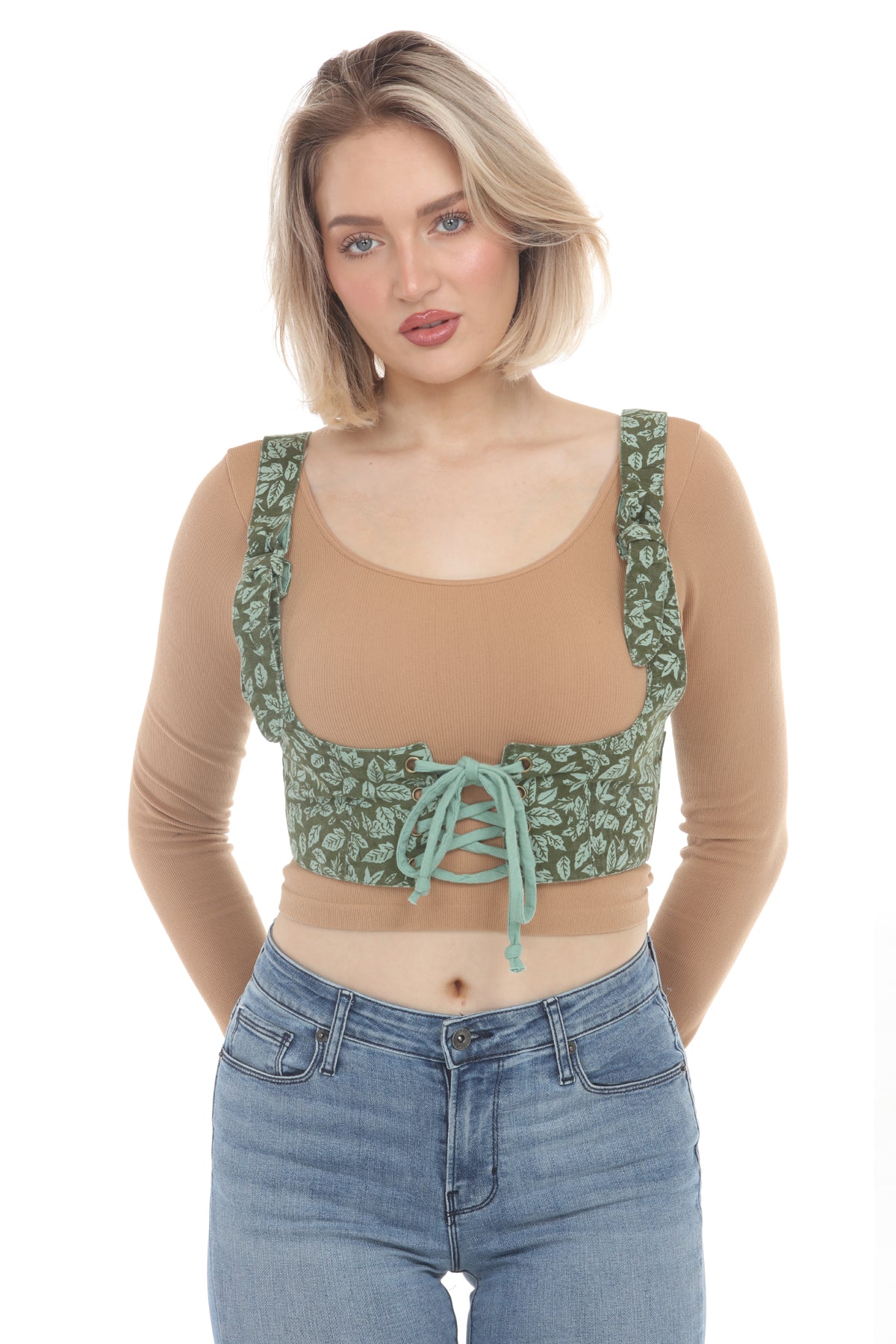 Fairy Leaves Corset Vest