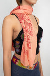 Crystals Printed Soft Sun Scarf